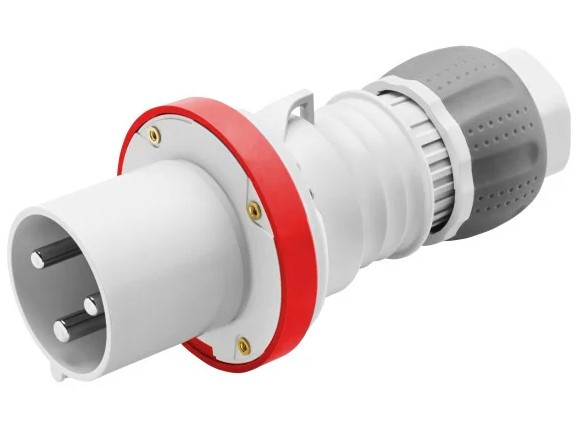 Переносная вилка GEWISS IP44 3P+N+E 63A 400В (GW61021H)