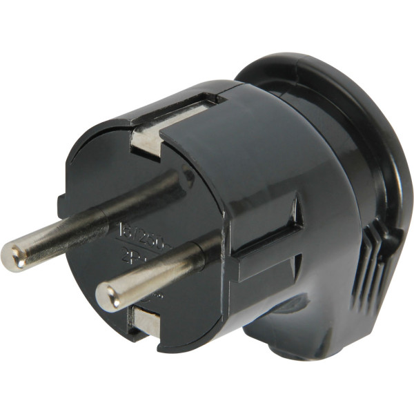 кутова вилка E.Next e.plug.angle.008.16 16А із заземленням чорна (s9100005)