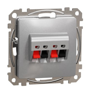 Аудіорозетка Schneider Electric Sedna Design & Elements алюміній SDD113411