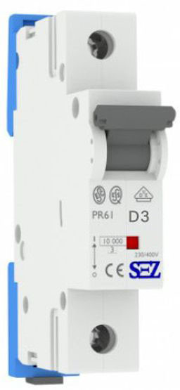 Однополюсный автомат SEZ 61 D 3А (PR61D3А)