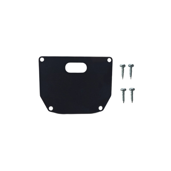 Заглушка чорна трек профіля для натяжної стелі під гарпун 70708