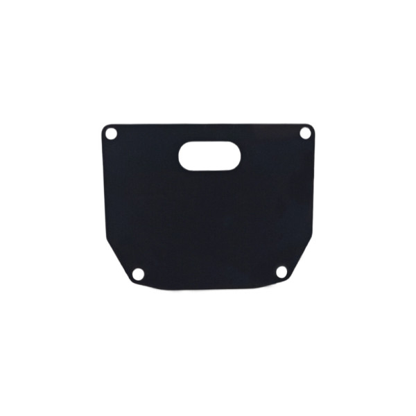 Заглушка чорна трек профіля для натяжної стелі під гарпун 70708 - фото №1