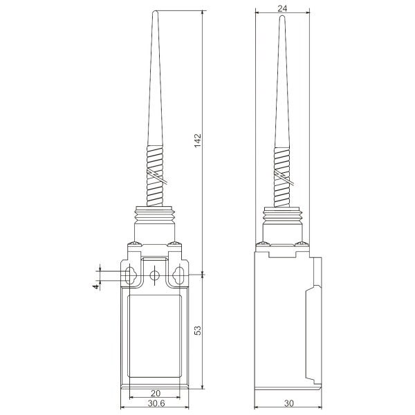 Кінцевий вимикач Promfactor FLS15M414P65 - фото №1