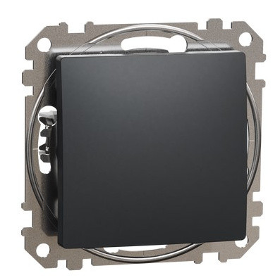 Перемикач Schneider Electric Sedna Design & Elements чорний SDD114106