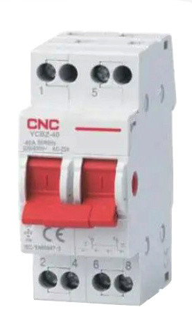 Модульный переключатель нагрузки CNC YCBZ-40 2P 40A 1-0-2 240/415В (Б00042226)