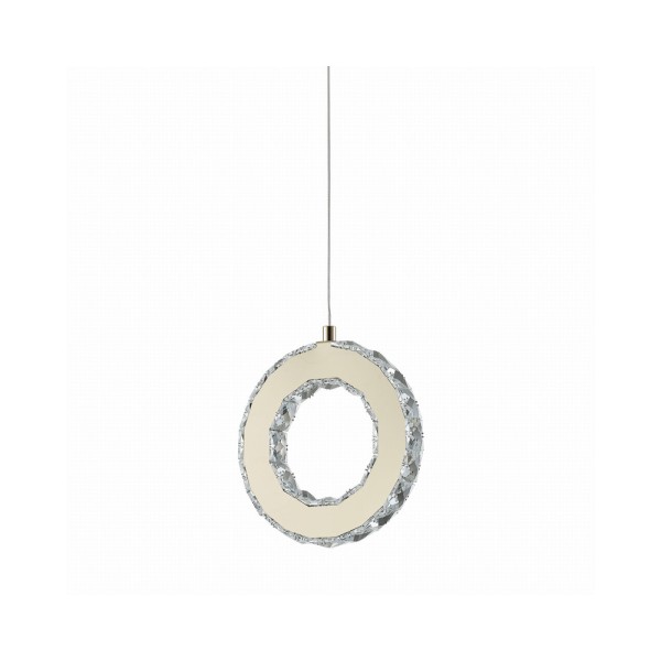 Підвісний світильник, люстра Zuma Line MD3713-1-3GT Girona Led 1x10W 3000K 1100Lm IP20 Золотий - фото №2