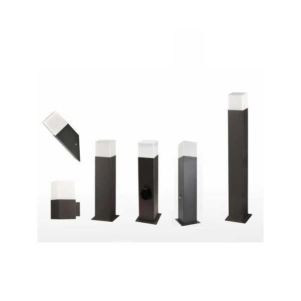 Вуличний світильник Goldlux 304612 New york E27 1x12W IP44 GR - фото №2