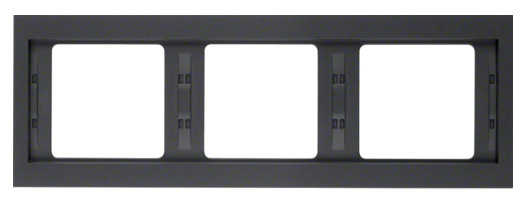 Рамка 3-местная, горизонтальная, антрацит Berker K.1