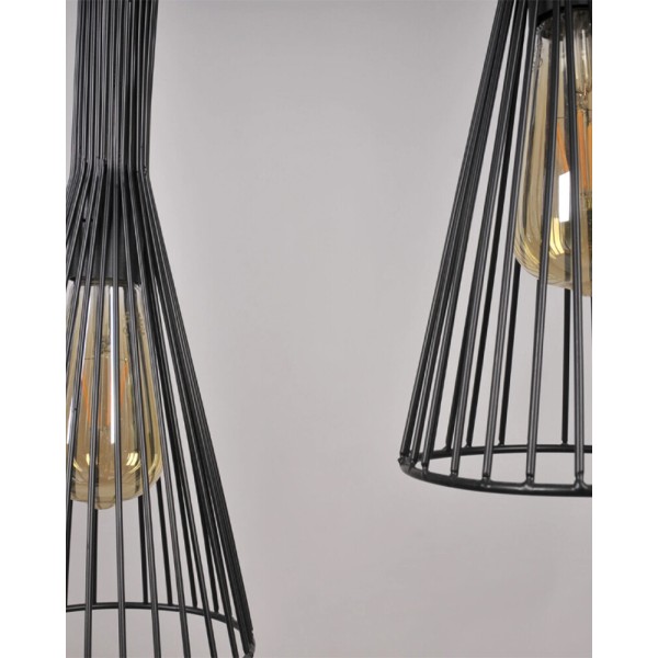 Подвесной светильник, люстра Goldlux 328359 Tiana E27 1x20W IP20 черный - фото №2