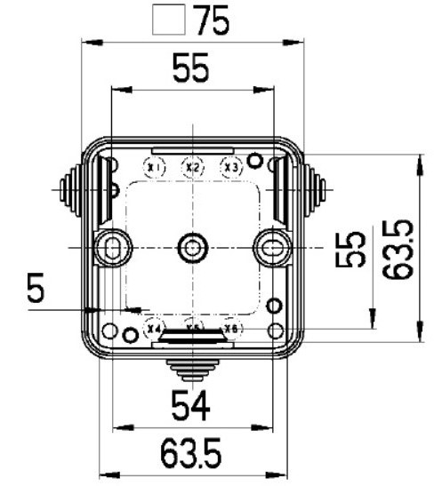 Коробка монтажная Spelsberg HP 70 (75х75х42) (sp32097001) IP55 - фото №12