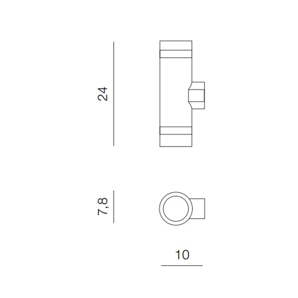 Вуличний світильник Azzardo AZ5220 Jason LED 1x18W 4000K 1600Lm IP65 графітовий - фото №1