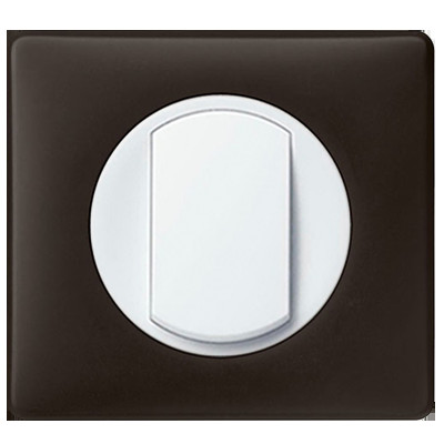 Рамка одноместная Legrand Celiane черный перкаль - фото №1