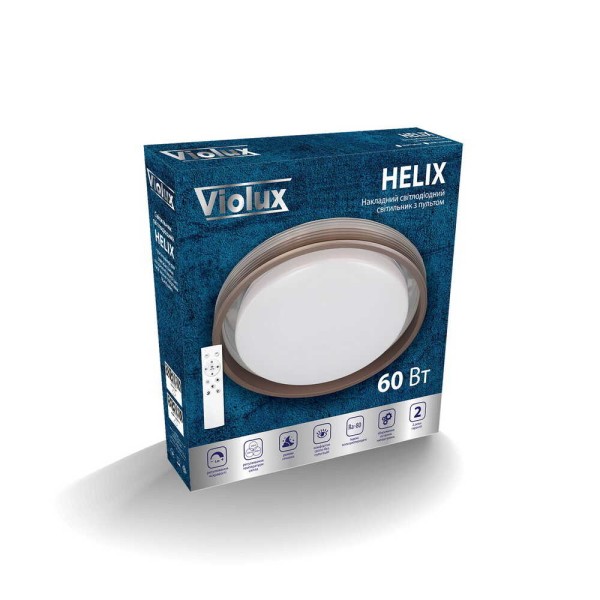 Світильник LED smart HELIX+пульт 60W 3000-6000K IP20 коричневий ( 220265 ) - фото №8