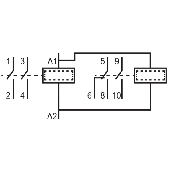 Імпульсне реле NOARK Ex9JU-16/4P 16А 220В AC (110269) - фото №1