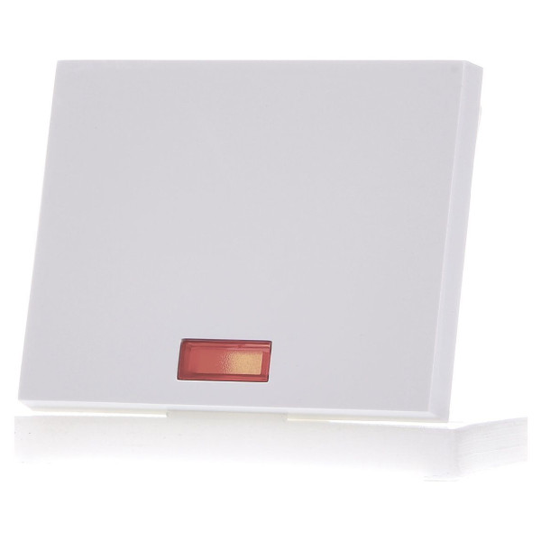 Клавиша с линзой полярная белизна матовая Berker K.1 - фото №2