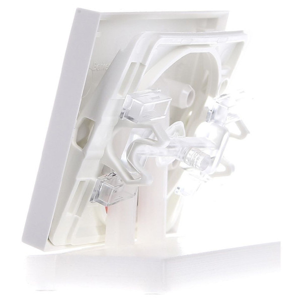 Клавиша с линзой полярная белизна матовая Berker K.1 - фото №4