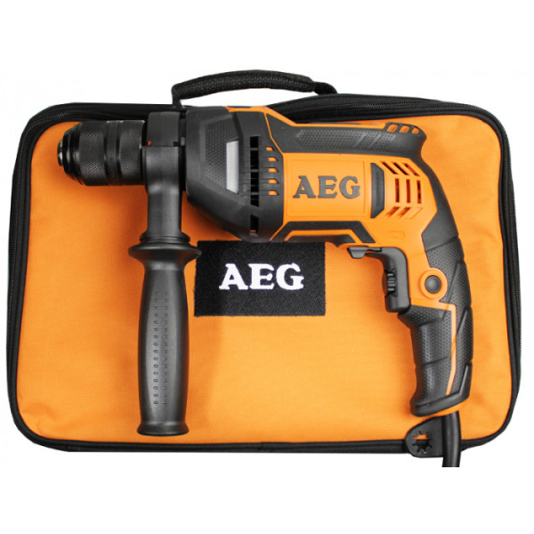 Безударная дрель AEG 4935449160 750Вт - фото №1