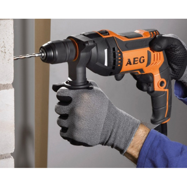 Безударная дрель AEG 4935449160 750Вт - фото №2
