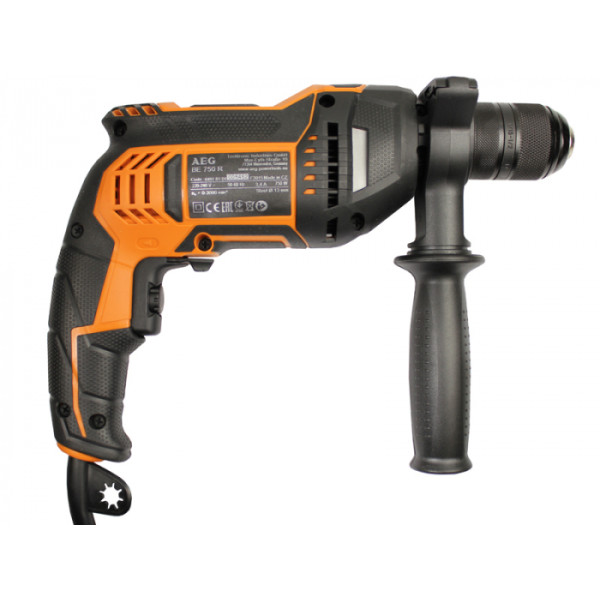 Безударная дрель AEG 4935449160 750Вт - фото №3