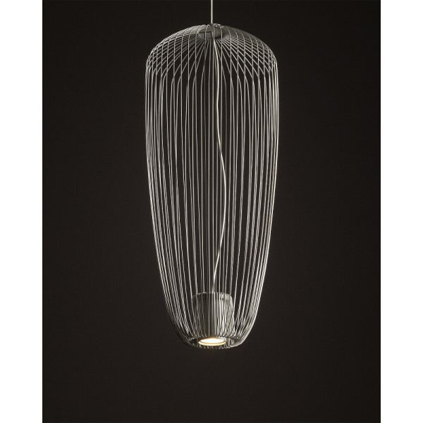 Подвесной светильник, люстра Nowodvorski 11242 Pumpkin S GU10 1x10W IP20 светло-серый - фото №1