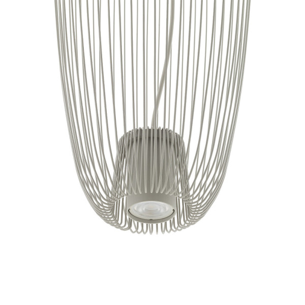 Подвесной светильник, люстра Nowodvorski 11242 Pumpkin S GU10 1x10W IP20 светло-серый - фото №4