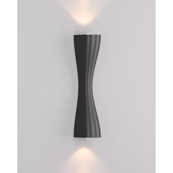 Бра, настінний світильник Kloodi WA-GLORY LED 2x10W 3000K 540Lm IP20 Bk - фото №1