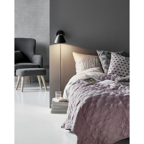 Бра, настінний світильник Nordlux 84291003 Strap GU10 1x8W IP20 чорний - фото №1