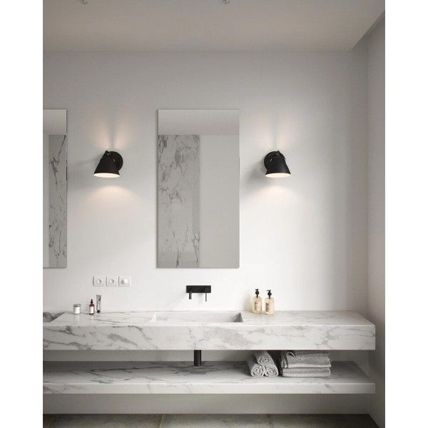 Бра, настінний світильник Nordlux 84291003 Strap GU10 1x8W IP20 чорний - фото №2