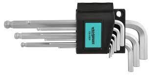 Набор шестигранных Г-подобных ключей Whirlpower 158-5809 (23485) 1,5-10мм (9шт)