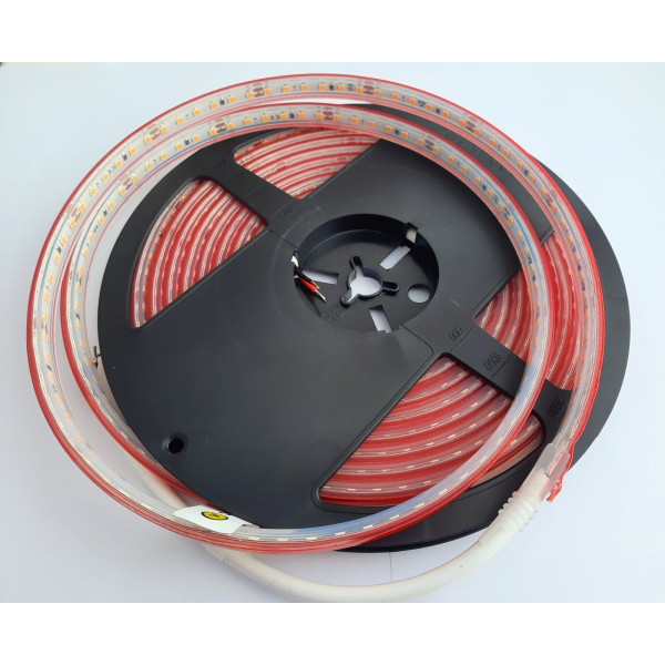 LED лента COLORS 120-2835-24V-IP67 8.4W 796Lm 5800K 5м (D8120-24V-8mm-IP67-W) - фото №1