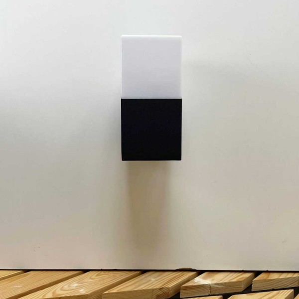 Светильник фасадный Violux QUADRO-1D 20Вт E27 ІР44 черный ( 500240 ) - фото №3