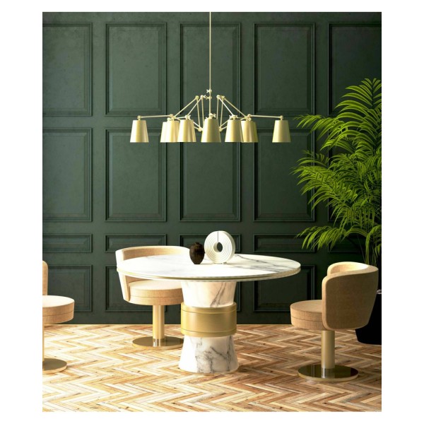 Люстра Pikart 21915 Spider 10 Brass Edition - фото №1