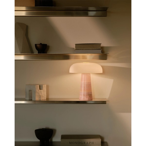 Настільна лампа Nordlux 2520015057 Glossy E14 1x15W IP20 рожева - фото №1