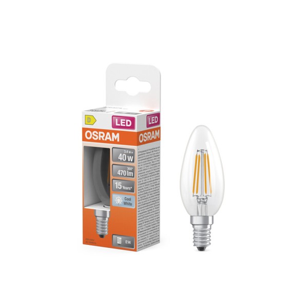 Светодиодная лампочка Osram 4099854467189 LED E14 1x3.4W 4000K 470Lm IP20 - фото №2