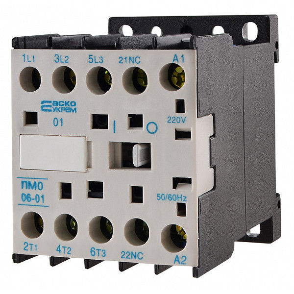 Мініконтактор Аско-Укрем ПМ 0-06-01 М7 220В LC1-K0601 (A0040010036) - фото №2