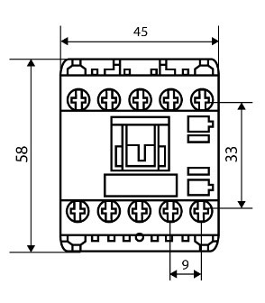 Мініконтактор Аско-Укрем ПМ 0-06-01 М7 220В LC1-K0601 (A0040010036) - фото №5