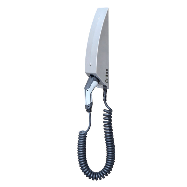 Зарядна станція для електромобілів E-line 7,2кВт 32A 1-фаза Type 2 S station (S2-32)