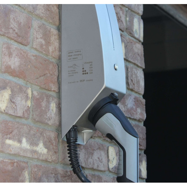 Зарядна станція для електромобілів E-line 7,2кВт 32A 1-фаза Type 2 S station (S2-32) - фото №3