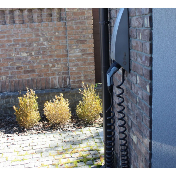 Зарядна станція для електромобілів E-line 7,2кВт 32A 1-фаза Type 2 S station (S2-32) - фото №4