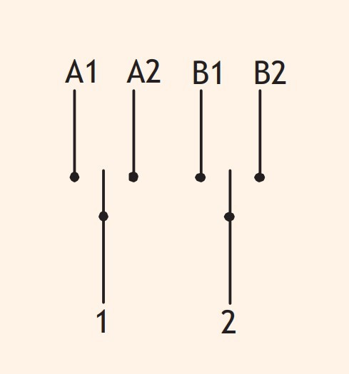 Кулачковый переключатель ETI 004773114 CS 32 52 U (2p «1-0-2» 32A) - фото №2