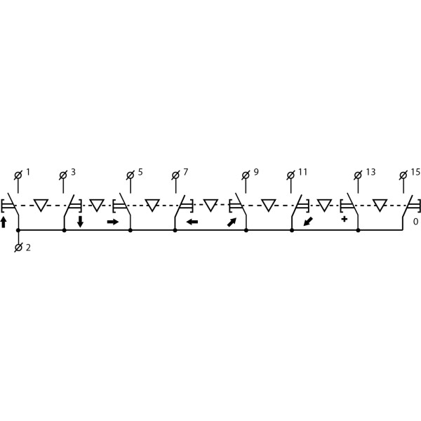 Пост Аско-Укрем COB64 на 8 кнопок (A0140050019) - фото №4