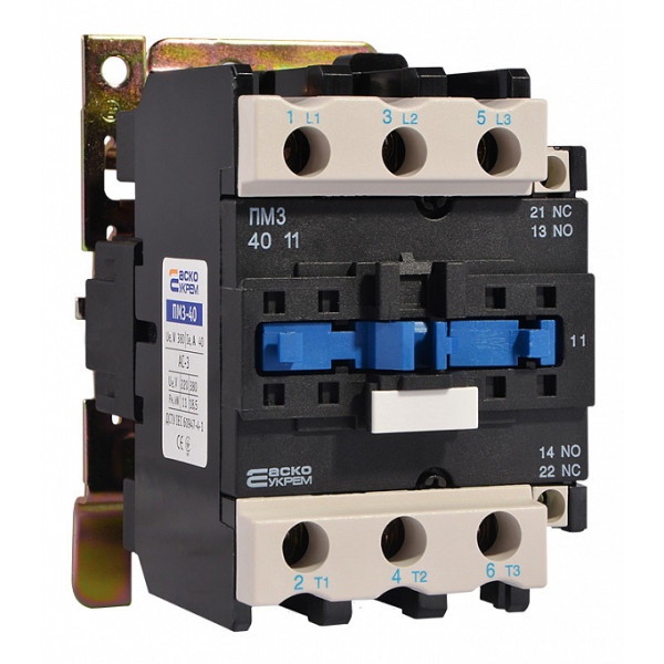 Контактор Аско-Укрем ПМ 3-40 M7 220В LC1-D4011 (A0040010052)