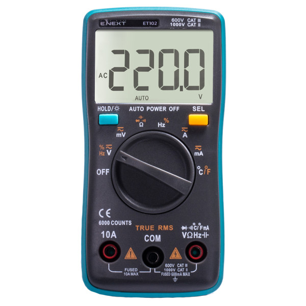 Цифровий мультиметр E.Next e.tool.multitest.pro.ET102 (p074002) - фото №1