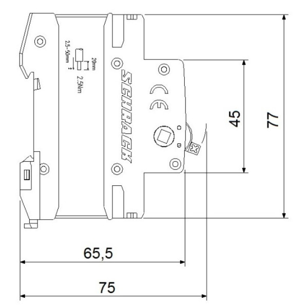 Выключатель нагрузки Schrack AZ200221 125А 1P - фото №8
