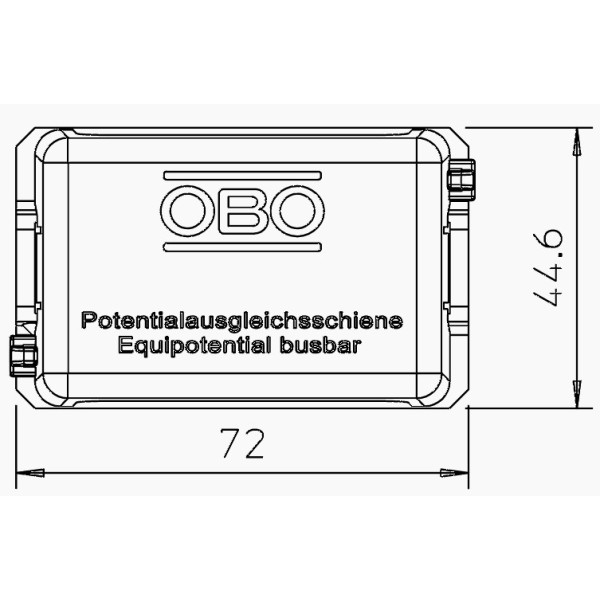 Шина вирівнювання потенціалів OBO Bettermann (5015502) 1809 BG - фото №2
