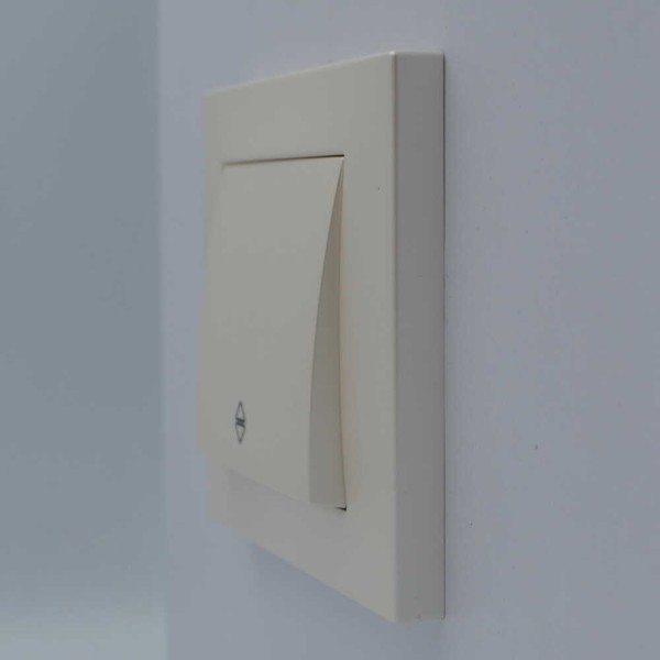 Вимикач ELBI ZENA Silverline перлина 1кл прохідний без рамки ( 609-012500-209 ) - фото №2