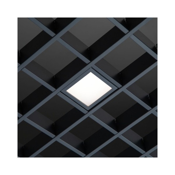 Точечный светильник для потолка Грильято Imperium Light 724186.68.91 Griliato Led 1x8.4W 3000K IP20 Графитовый