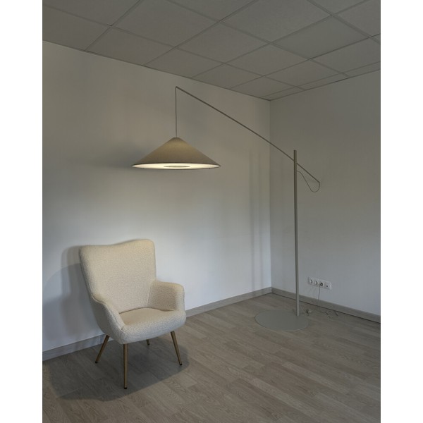 Торшер Nowodvorski 11686 Poise A E27 1x25W IP20 светло-серый - фото №3