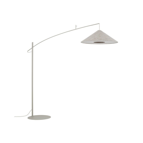 Торшер Nowodvorski 11686 Poise A E27 1x25W IP20 светло-серый - фото №4