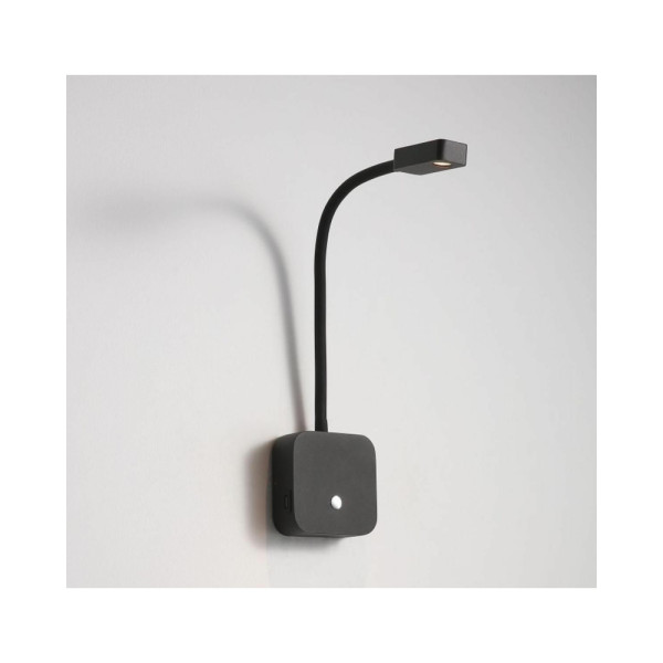 Бра, настенный светильник Kloodi WA-SNAKE SQ565 Snake Led 1x3W 3000K IP20 Bk - фото №1